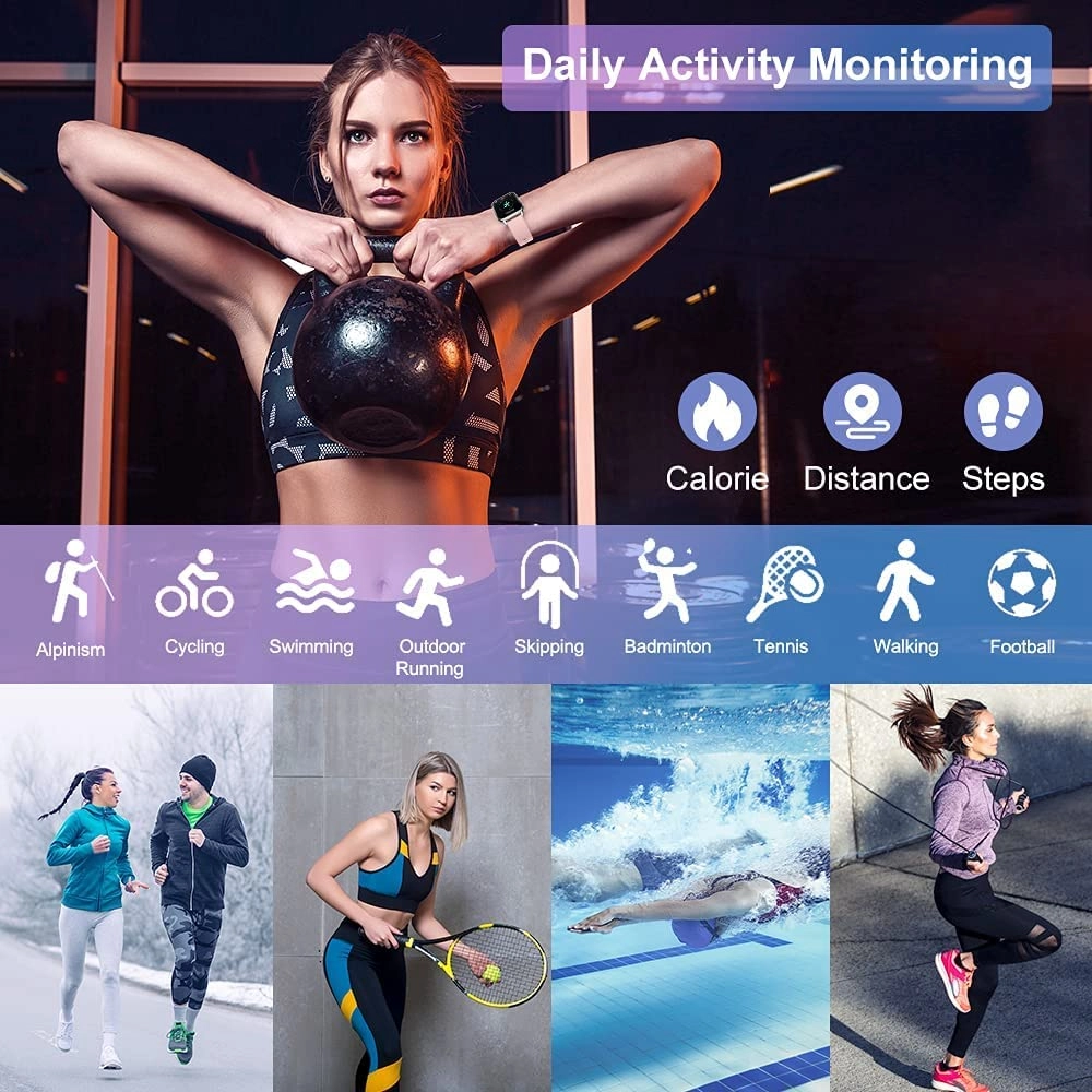Smart Watch - Heart Rate Monitor IP67 Waterproof