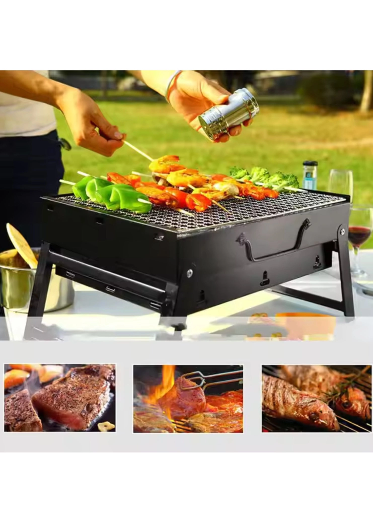 Foldable Charcoal Grill
