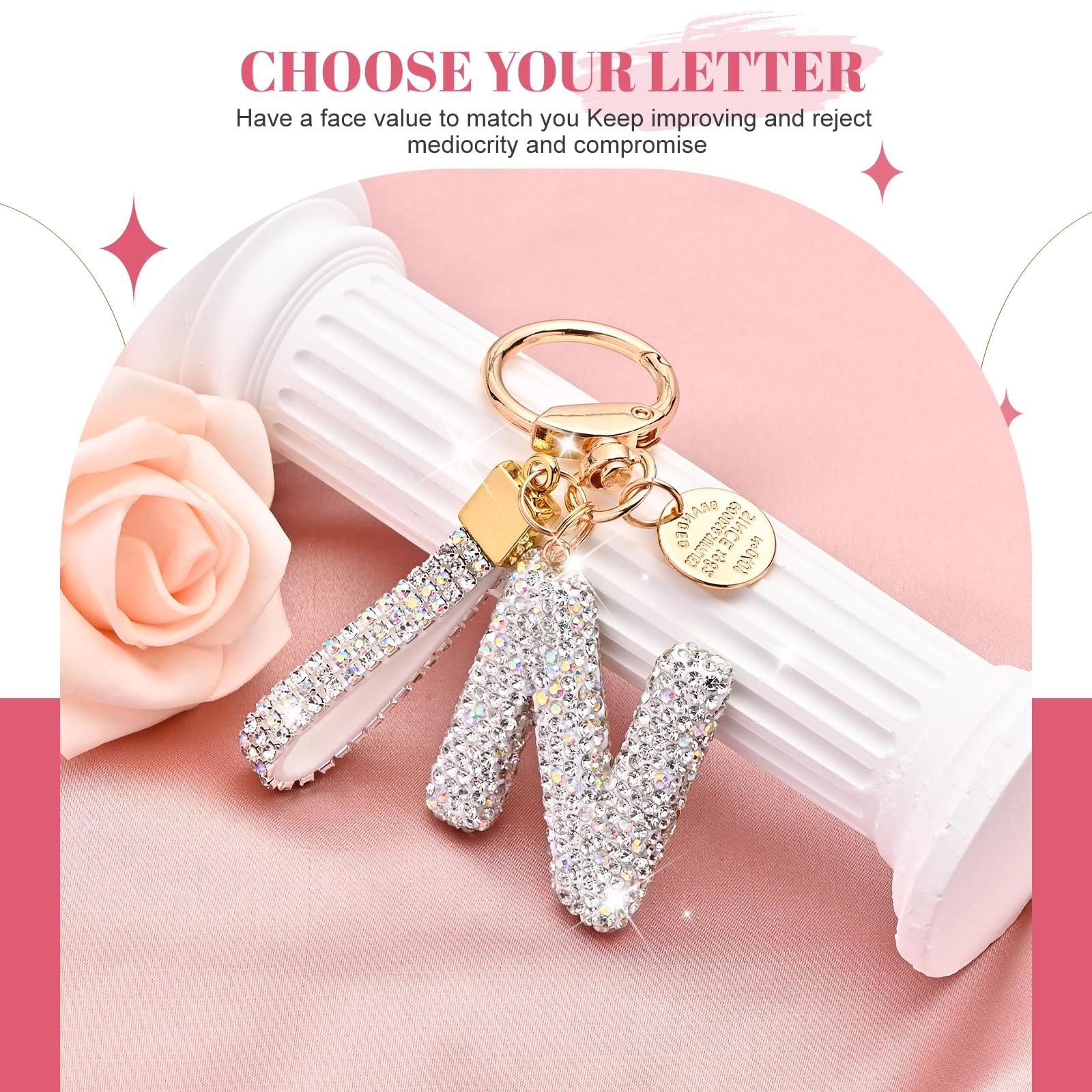 Initial Letter Keychain