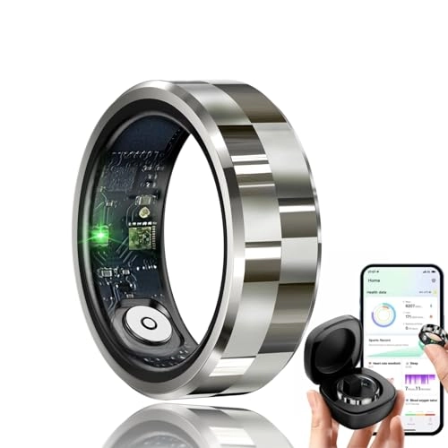 Smart Ring - Heart Rate Monitor IP68 Black