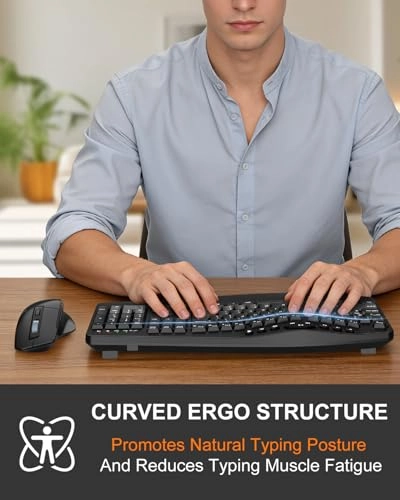 Keyboard and Mouse Combo - QWERTY Wireless