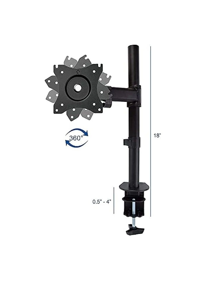 Monitor Mount Arm - Single 20 to 32 inches 75x75mm and 100x100mm