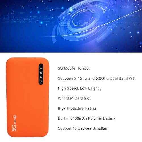 5G Mobile Hotspot - WiFi6 2770Mbps