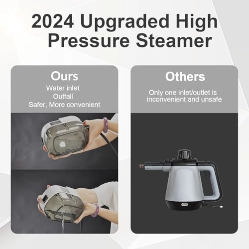 Portable Steam Cleaner - 3.0 bar 1100 Milliliters