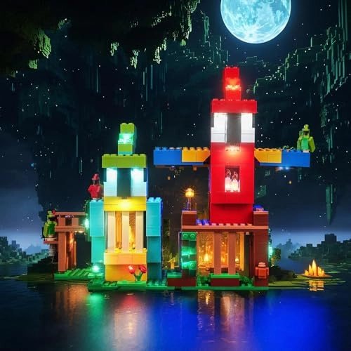 Lighting Kit for LEGO The Parrot Houses Model 21282 - Plastic 1 less than 5V