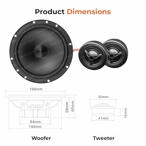 DC-SC651X - 166mm Car Speaker