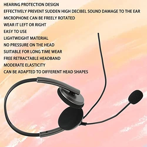 Call Center Headset - Type-C Space Gray Plug and Play