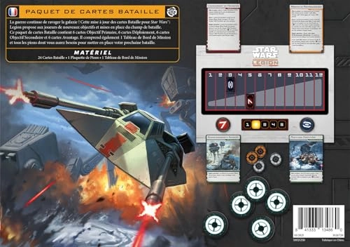 Star Wars: Legion – Revised Mission - AMG - Battle Card Pack (French)