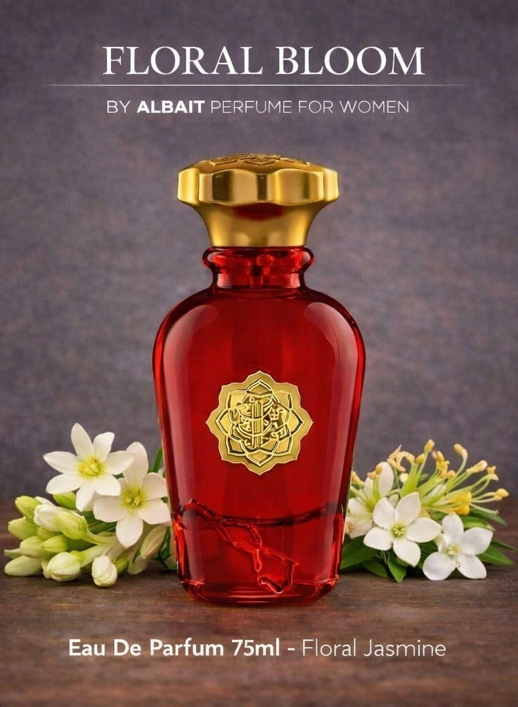 AlBait AlDimashqi Perfume Floral Jasmine Eau de Parfum 75ml