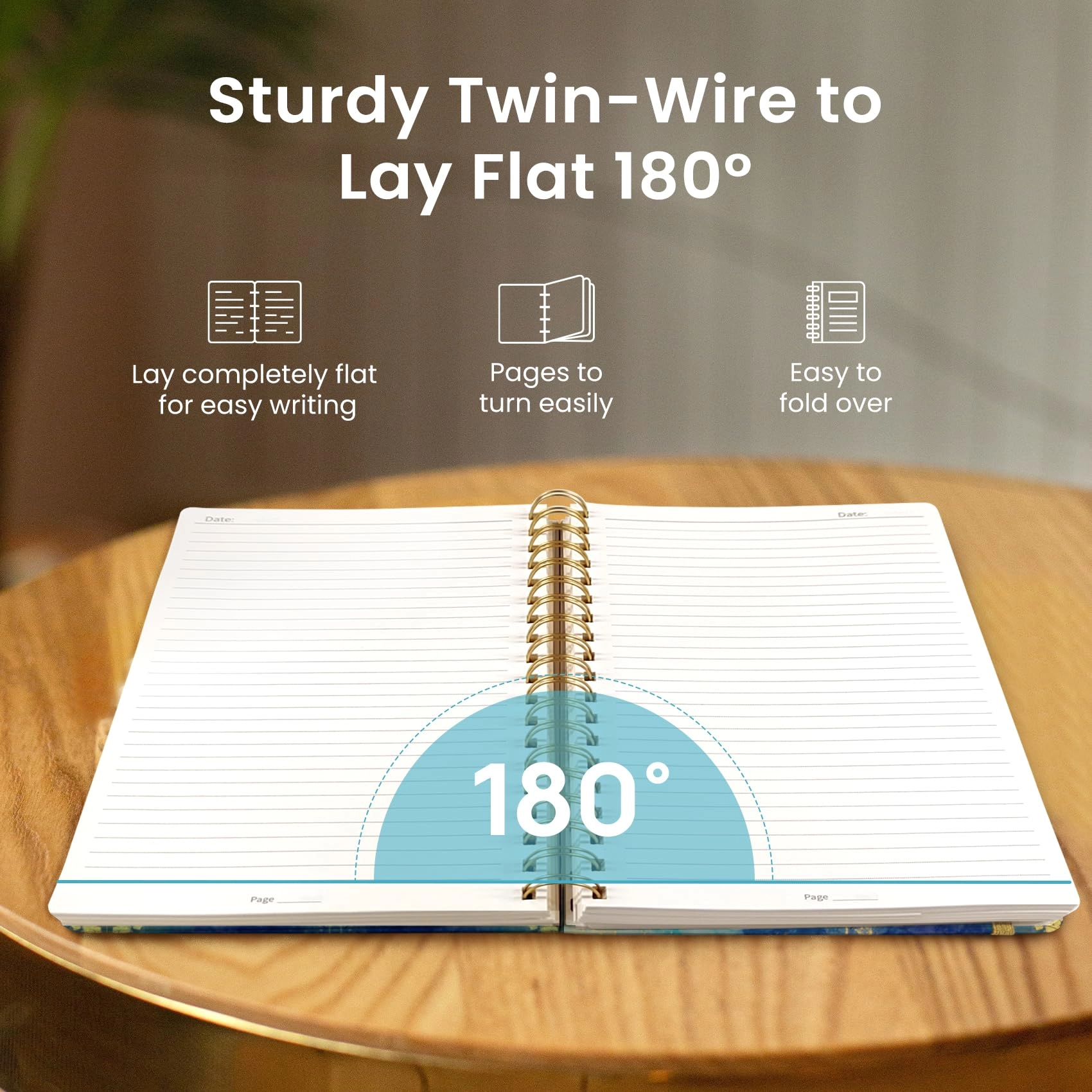 Spiral Notebook B5 Spiral - Lined 300 Pages