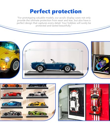 Lego DC Super Heroes 1989 Batmobile Acrylic Display Case (76139) - 63 x 30 x 17 cm Transparent