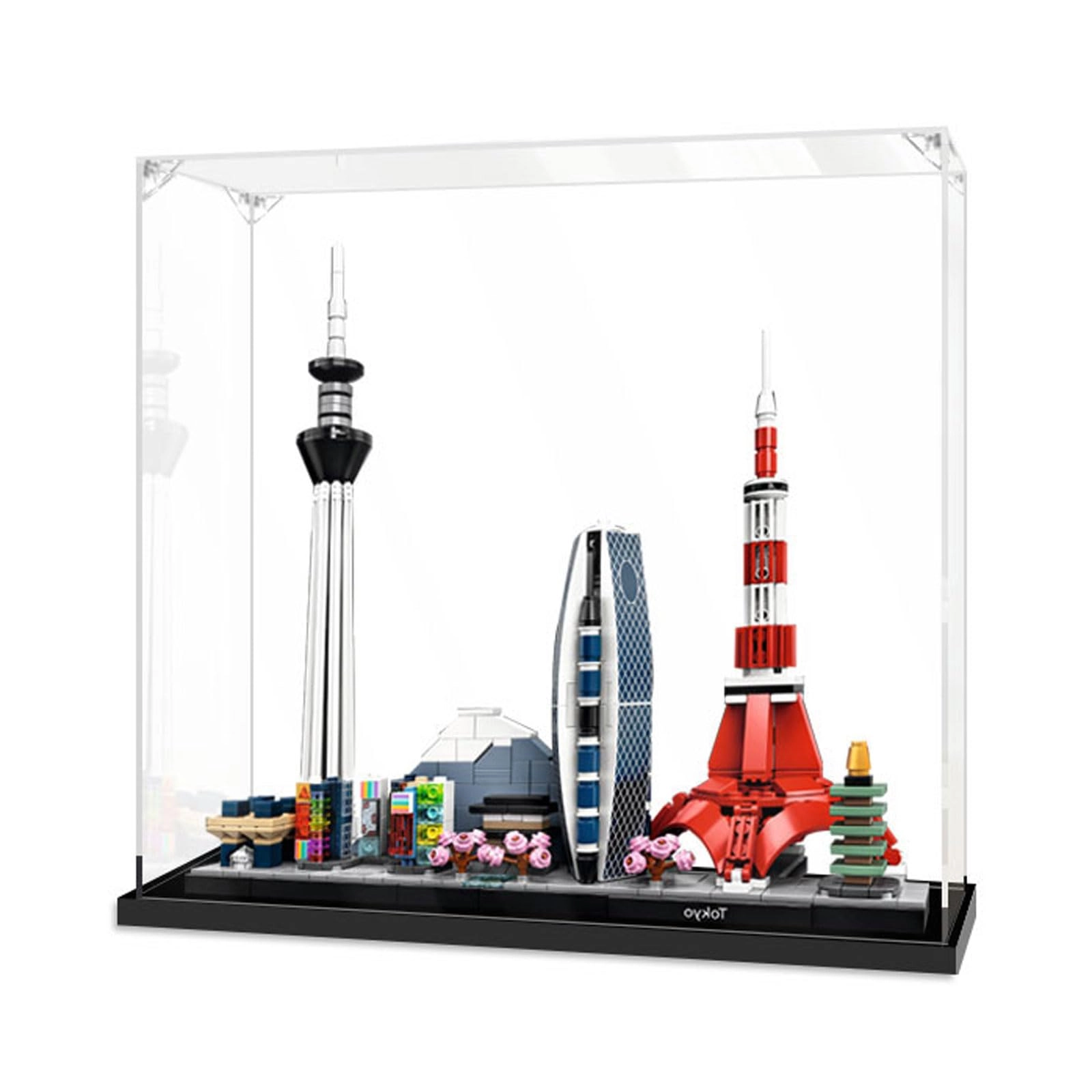 TIANQING Acrylic Display Case - Dust-Proof Clear for 21051