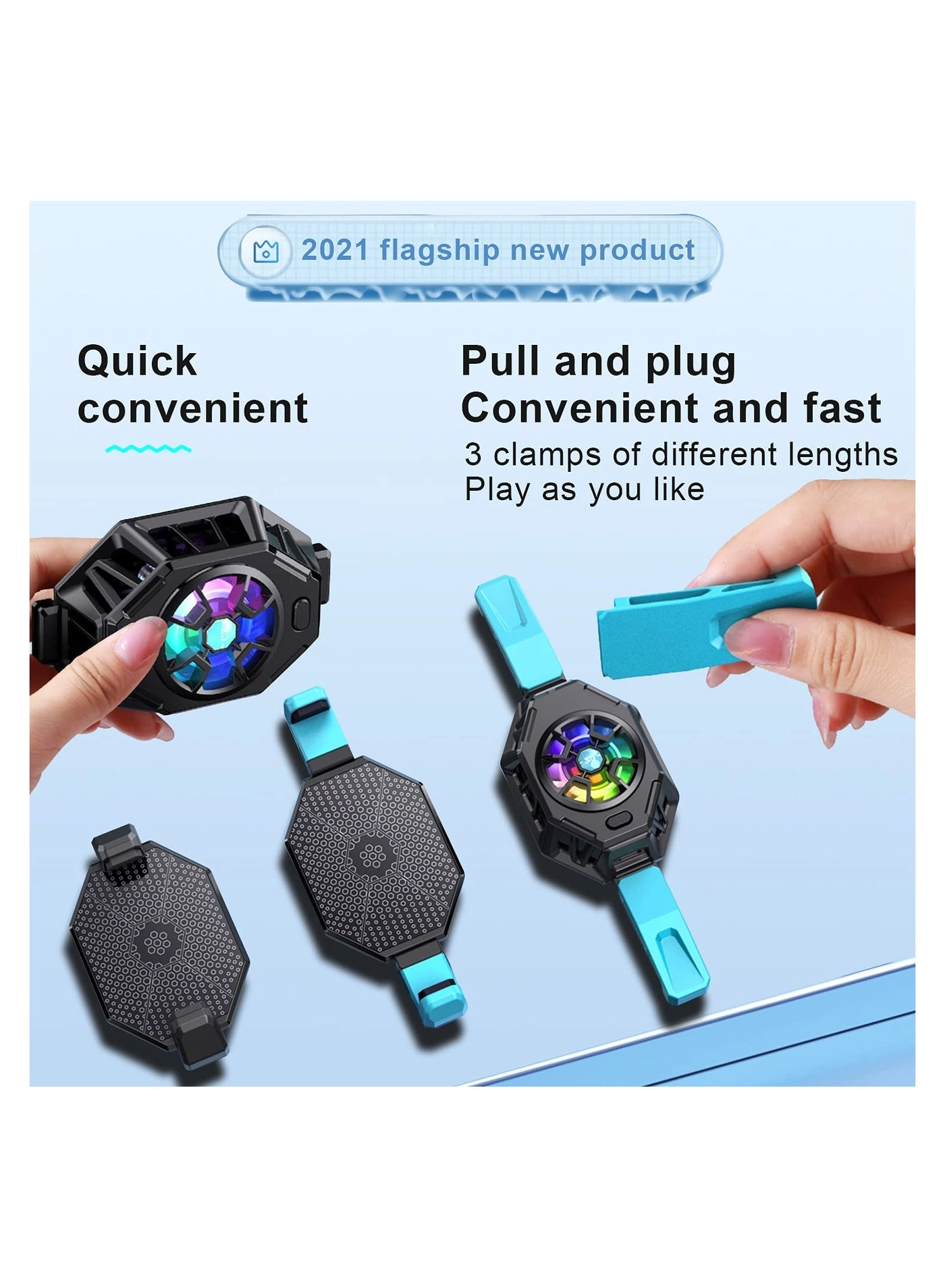 Semiconductor Cooler - Heat Sink RGB Back Clip