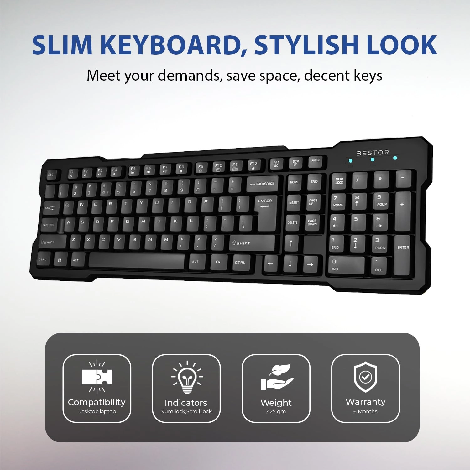 Wired Keyboard + Wired Mouse + Mouse Pad + Type A to Type C OTG Adapter + 4 Port USB HUB - QWERTY Wired