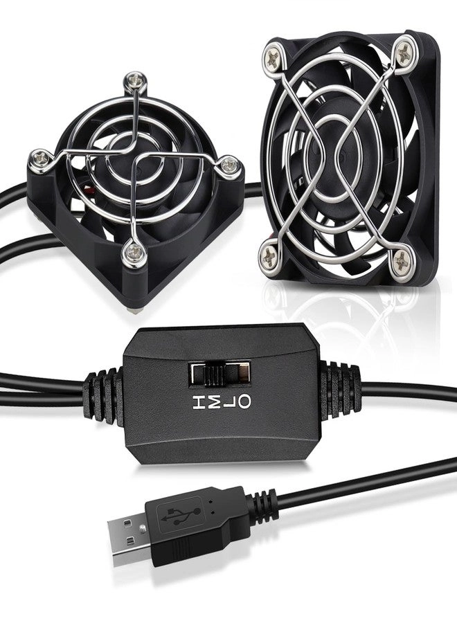 GDSTIME Computer Cooling Fan - 2-Pack 50mm