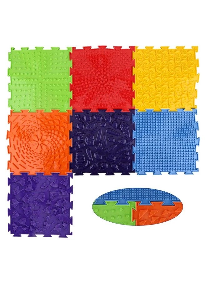 SAVITA Sensory Floor Mats - Rainbow Colors