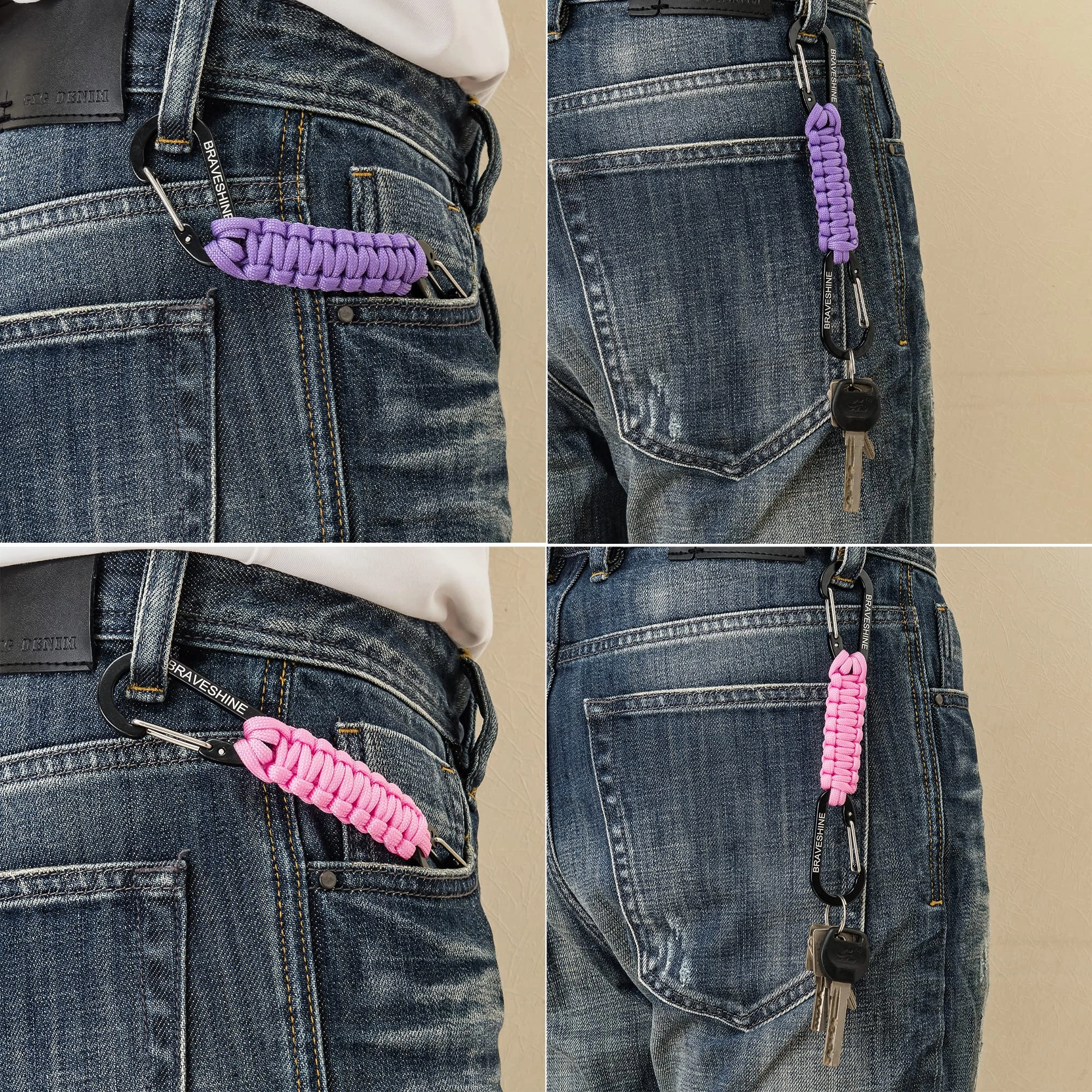 Paracord keychain