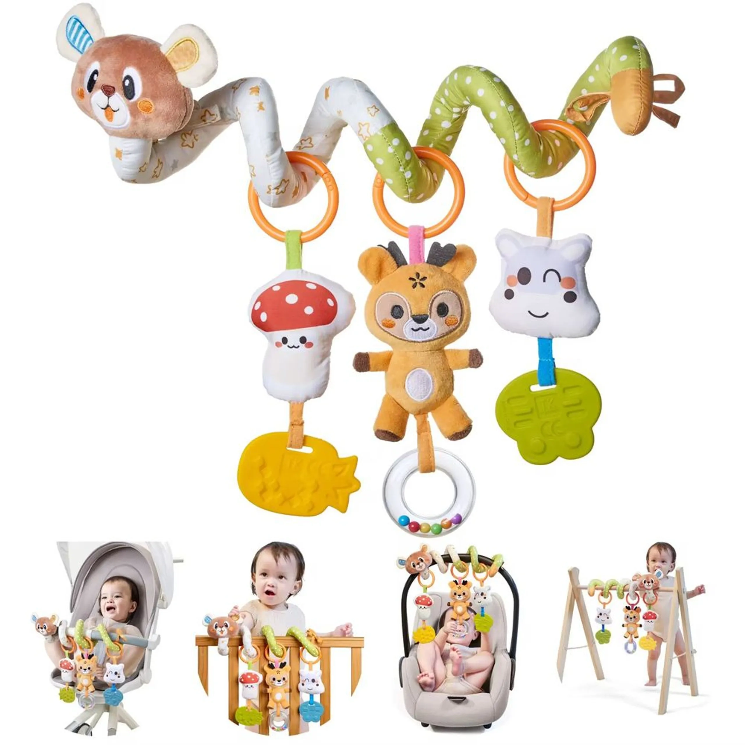 Baby Spiral Sensory Activity Toy - Suitable for 0 month and above