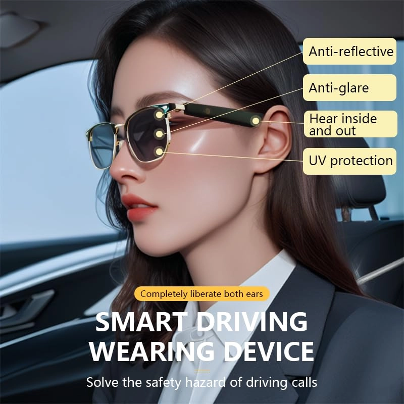 Smart Wireless Bluetooth Sunglasses - Blue Light