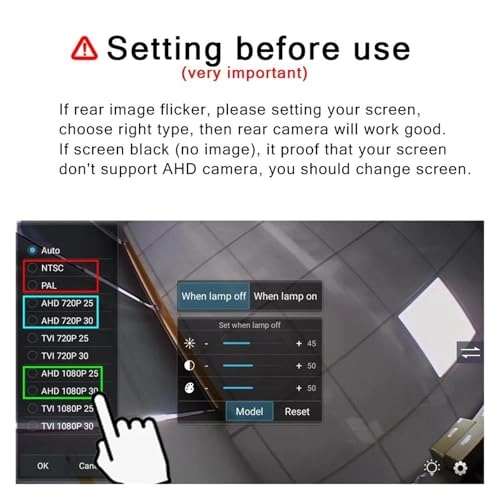 Reversing Camera - Night vision 1080p*720p