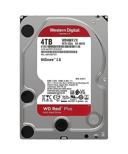 WD Red 3.5" 5400rpm 256MB SATA 6Gb/s (WD40EFAX) - 4TB