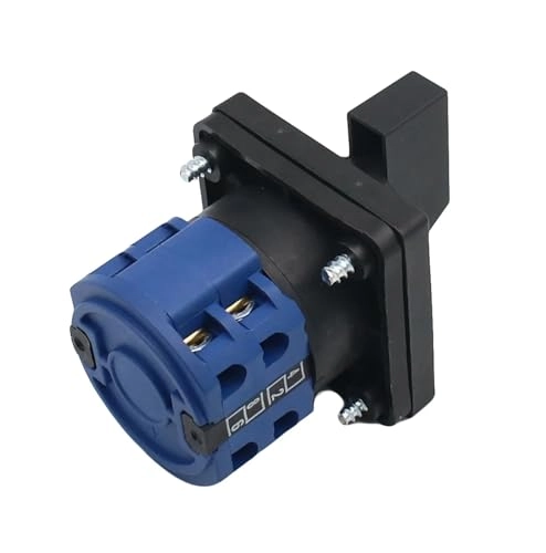 Rail Mounted Cam Switch - 2/3/4/6/7 Position 20A 660V 3 Pole Rotary Changeover