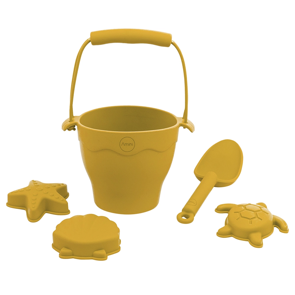 A'ish Home Beach Bucket Playset - Mango Yellow 5pcs