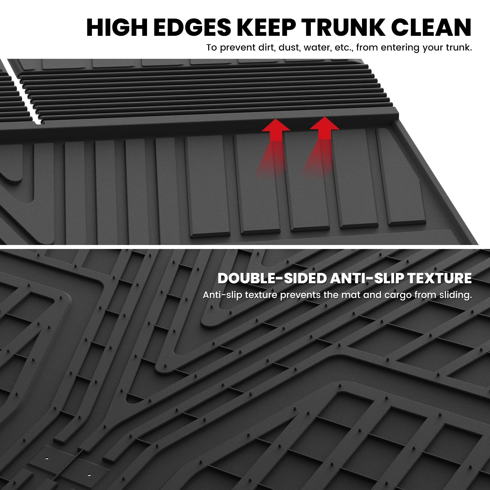 Floor Mats for Honda Pilot - 2023 2024 2025 2026 1st & 2nd & 3rd Row