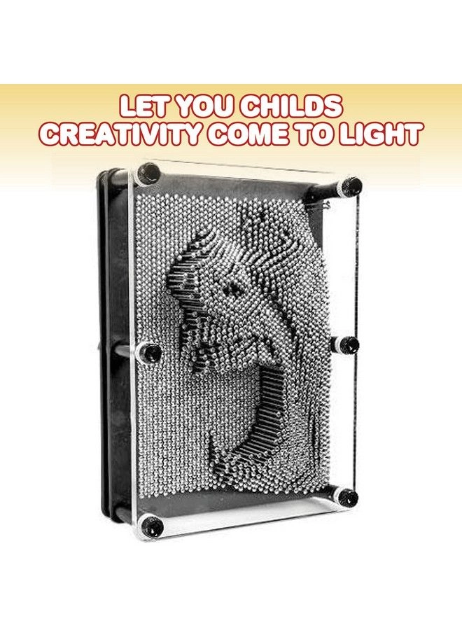 Classic Pin Art Game Set - Large 5 X 7 Inch Small 3.5 X 5 Inch Bundle