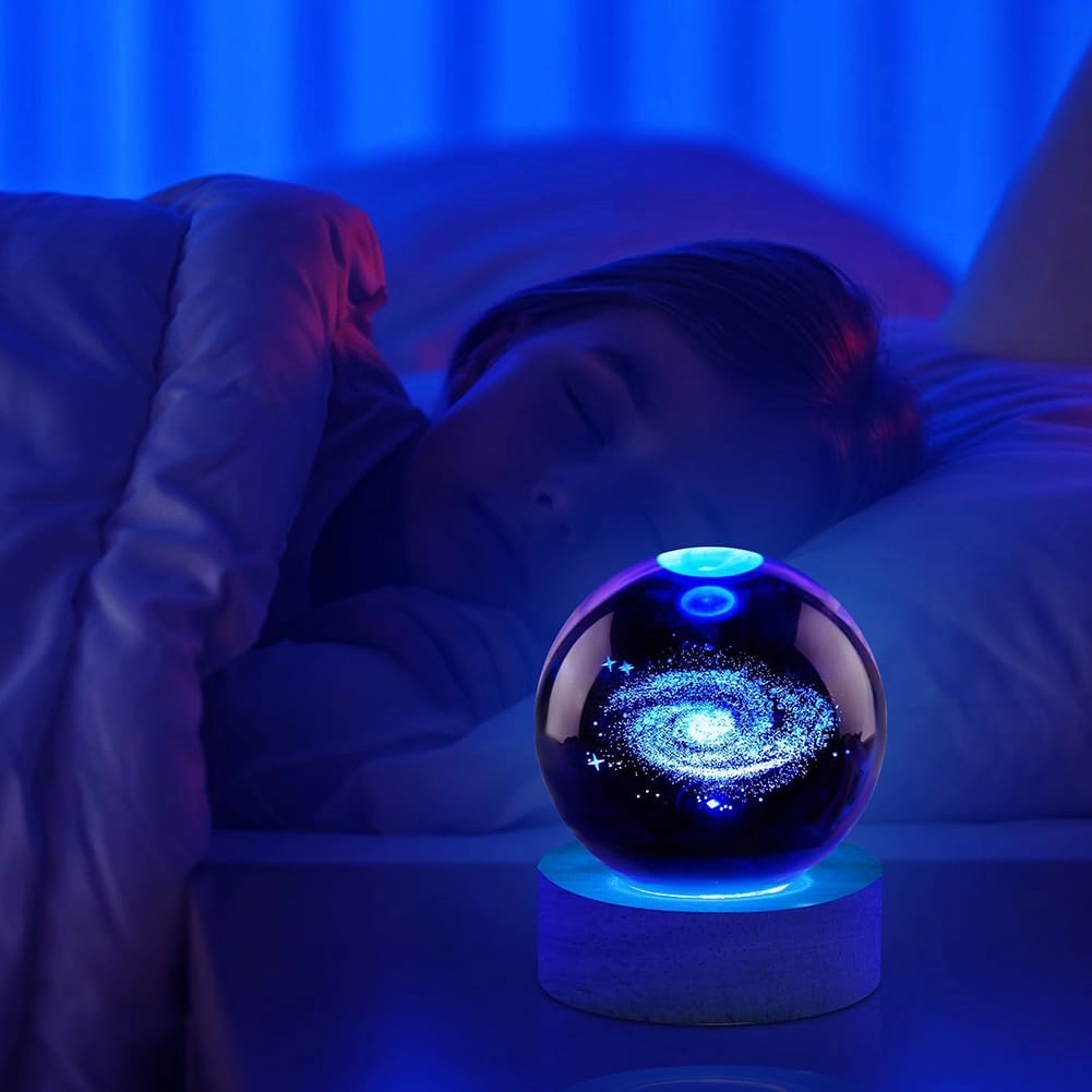 3D Saturn Planet Night Light