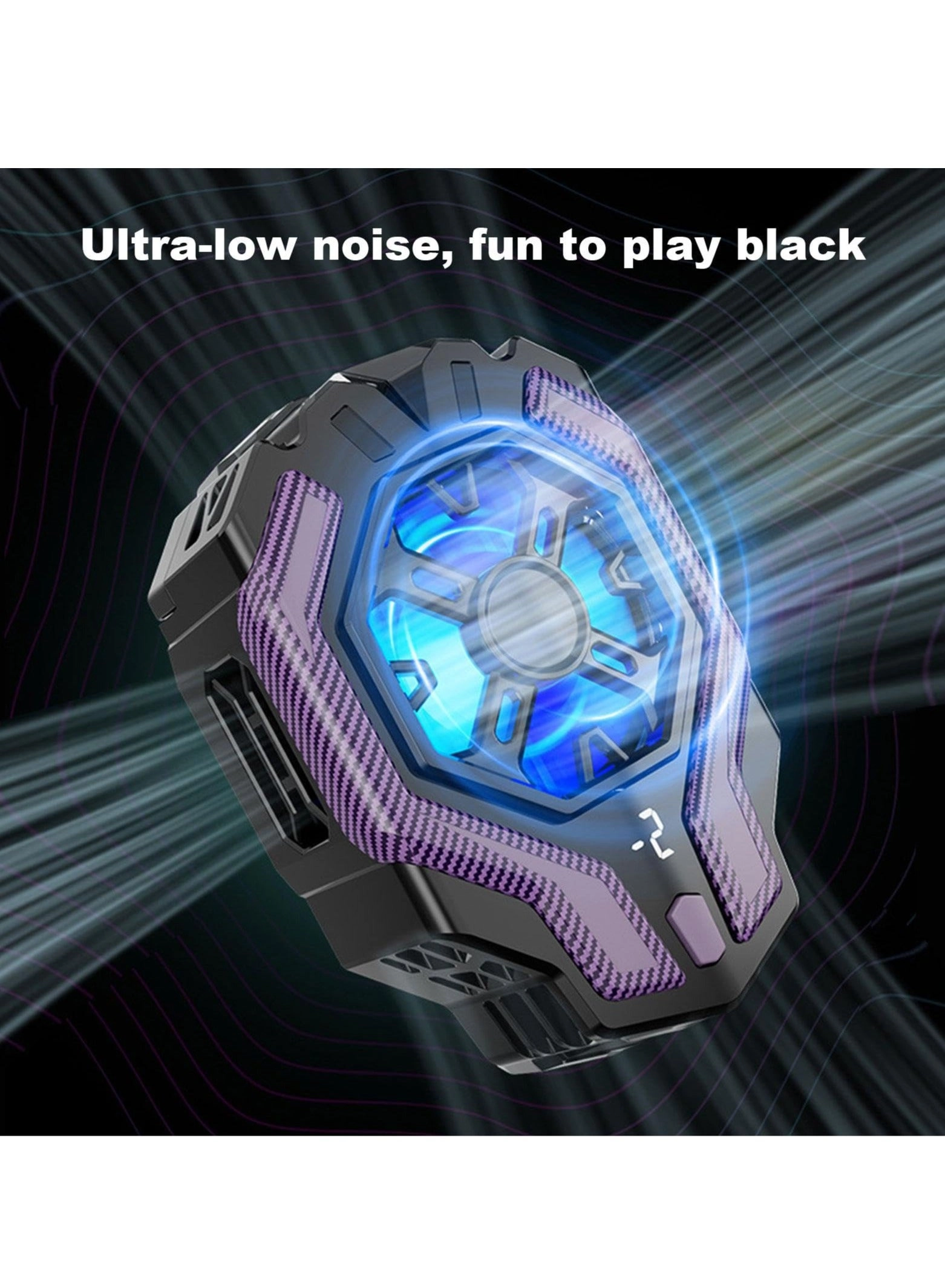 Magnetic Phone Cooler - RGB Lights 3-Speed Cooling