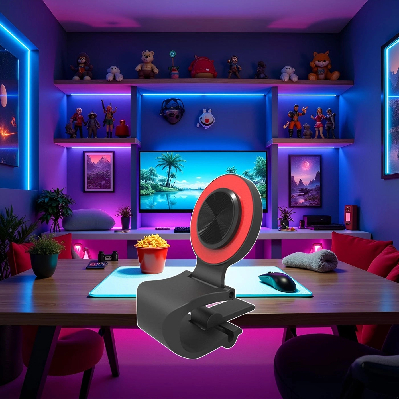 Mobile Phone Joystick Gaming Controller - Red L1R1