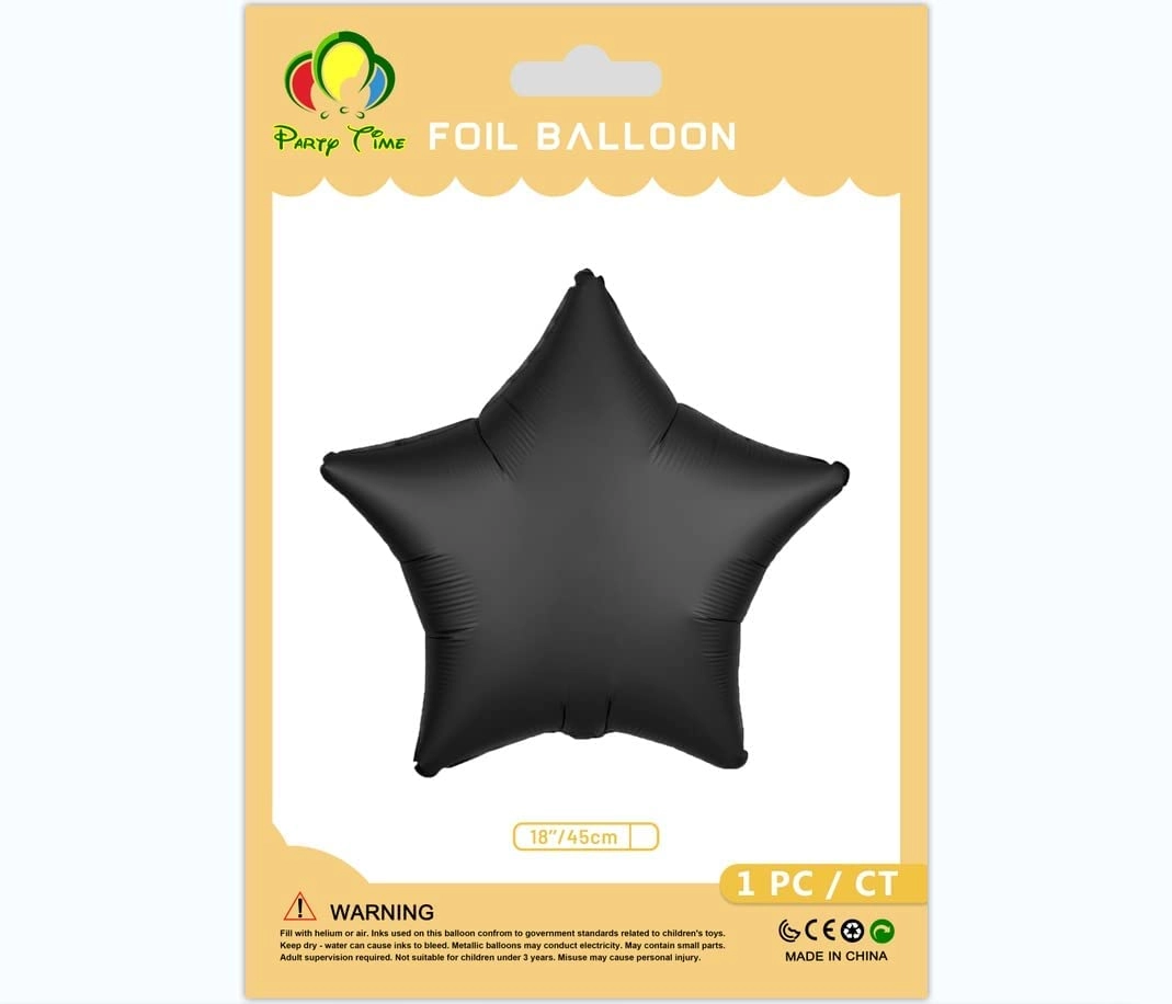 Matte Star Foil Balloon - 1pc/pack Mother's Day Wedding Decoration Engagement Birthday