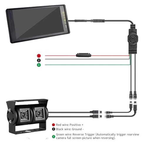 dual lens truck camera kit - Night vision 752*582 pixels