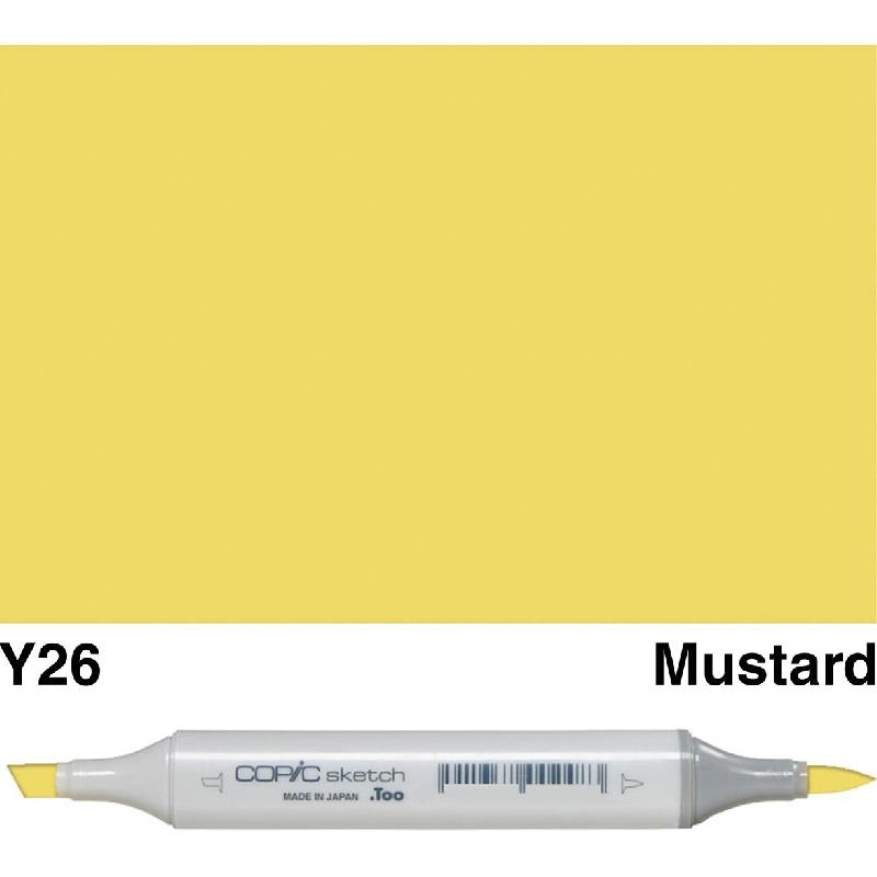 Copic Sketch Y-26 - Mustard Twin Tip