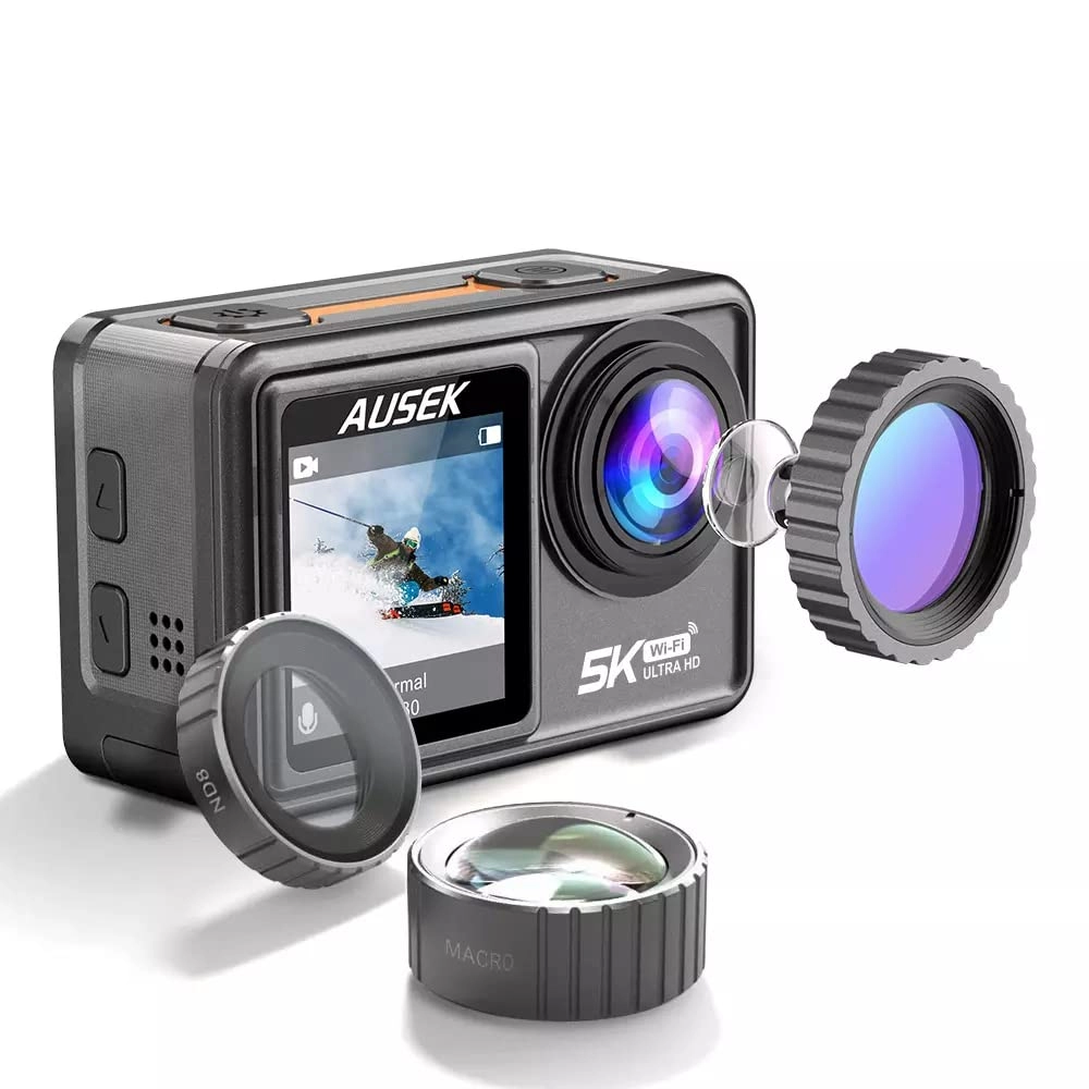AUSHA EXPORTS P LTD-140 , SECTOR 27, GURUGRAM-122009, CUSTOMER SUPPORT 08048977694 5K Action Camera