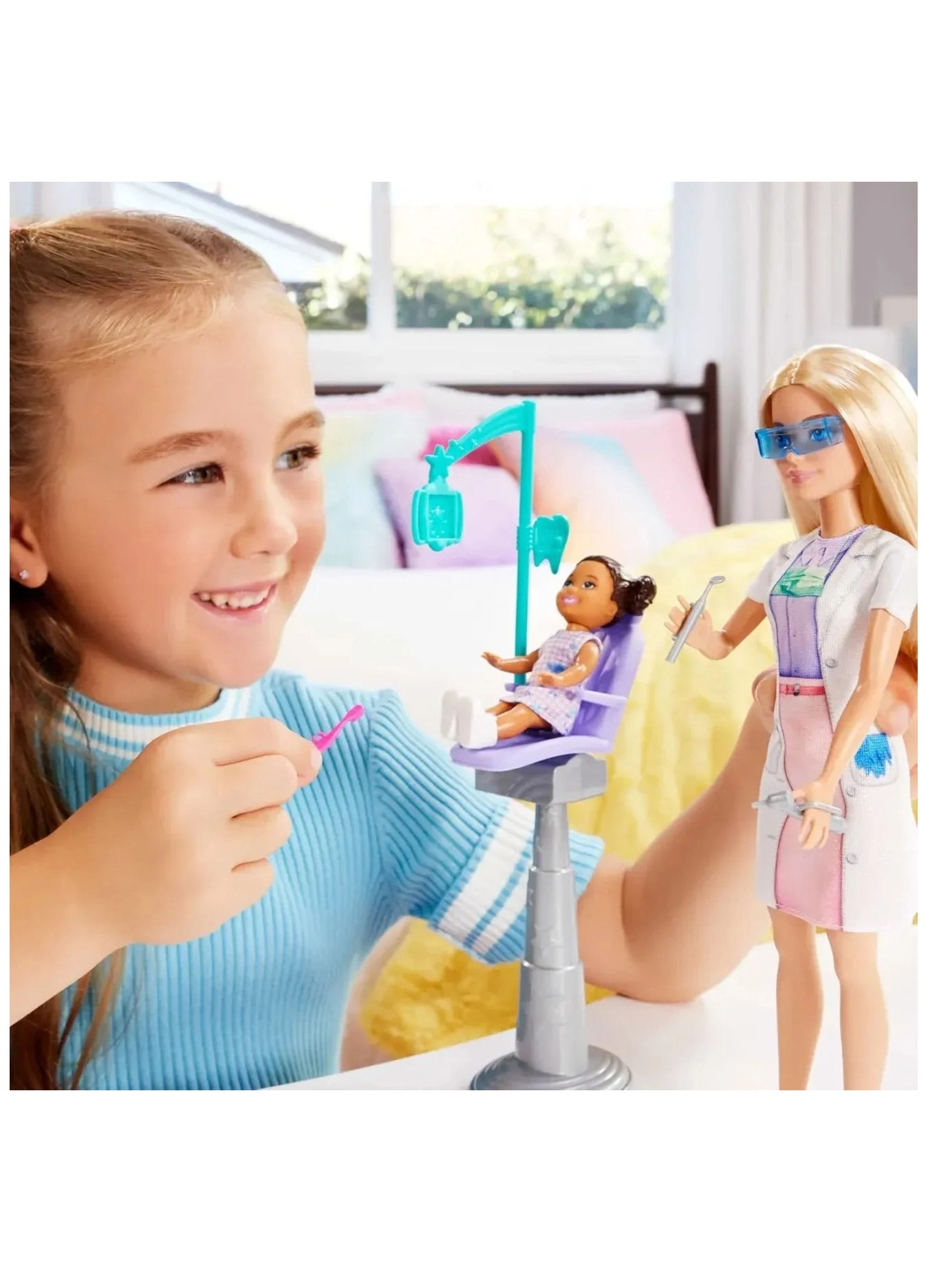 Barbie Dentist - Blonde Blue Dress Ages 3+