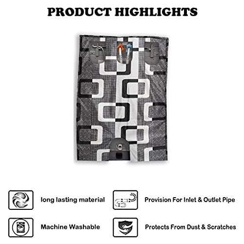 Front Load Washing Machine Cover - Washable Dustproof 23x23x33