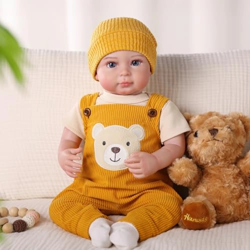 Reborn Baby Doll - 20 Inch Soft Vinyl and Cloth Body Boy Ages 3+