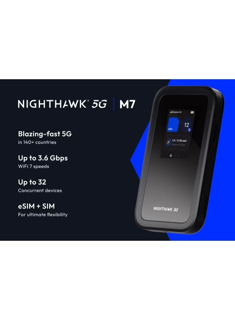 Nighthawk M7 - 3600 Mbps WiFi 7