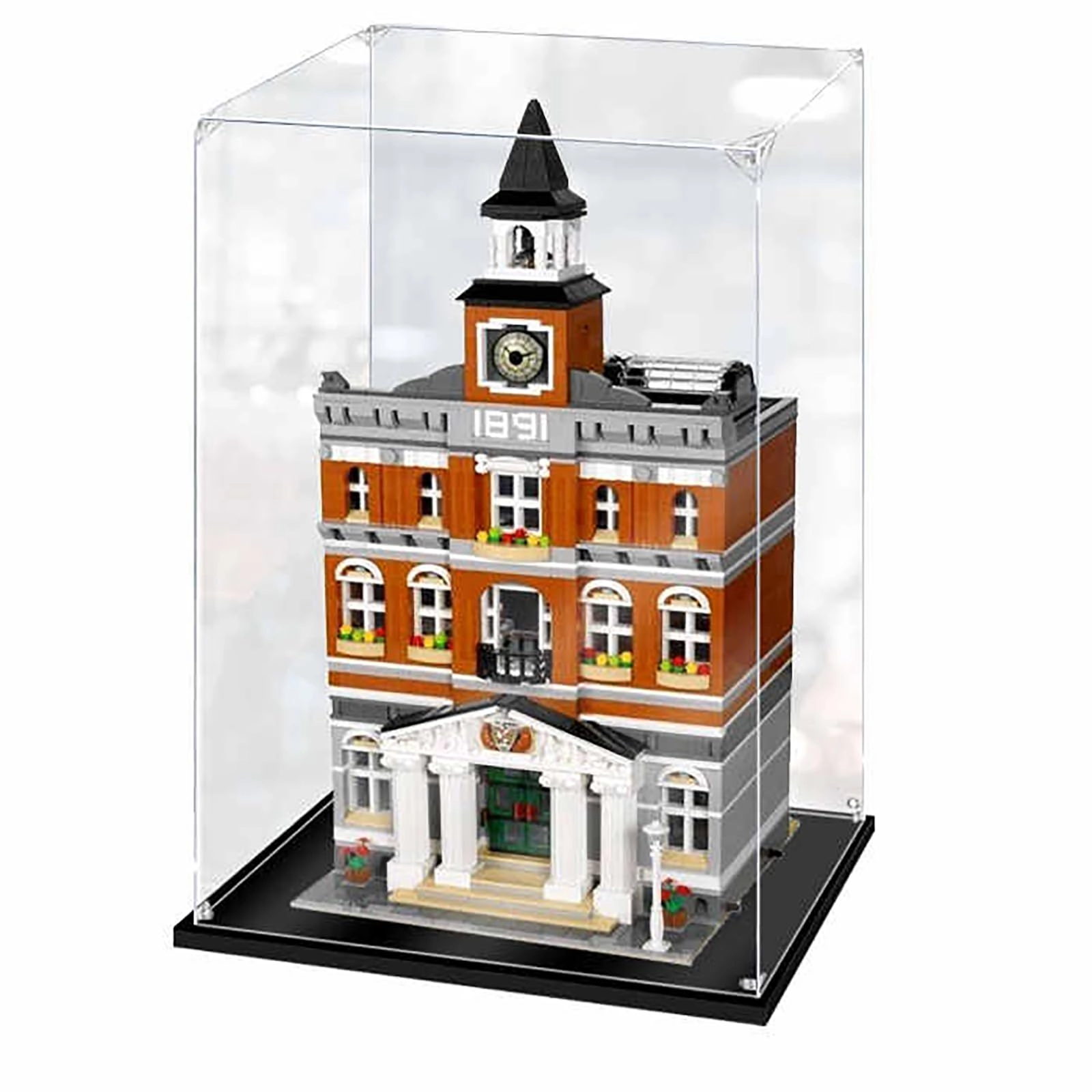 China Acrylic transparent display box - suitable for LEGO City Hall 10224 3mm