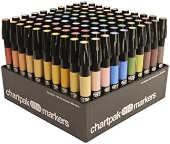 AD Marker Chartpak S - Multicolored Tri-Nib