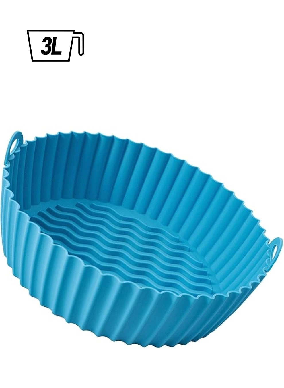 AMERTEER Air Fryer Silicone Pot - silicon 1 x Silicone Air Fryer