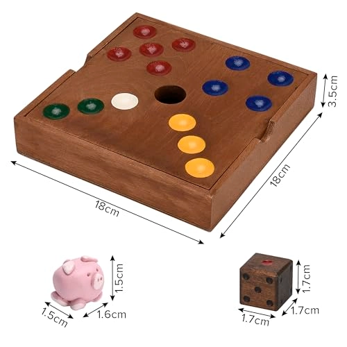 Piglet Race - Board Game Dice Game (German)