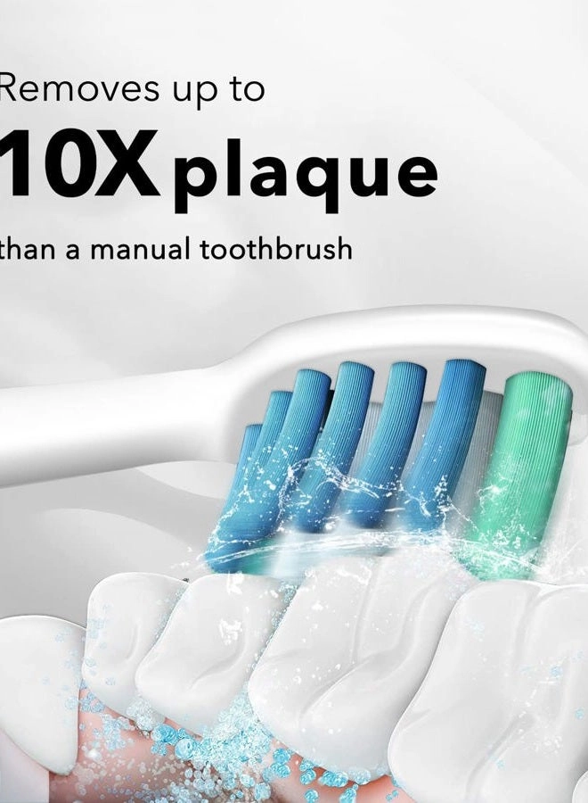 Electric Toothbrush Replacement Heads - 6 Packs Black