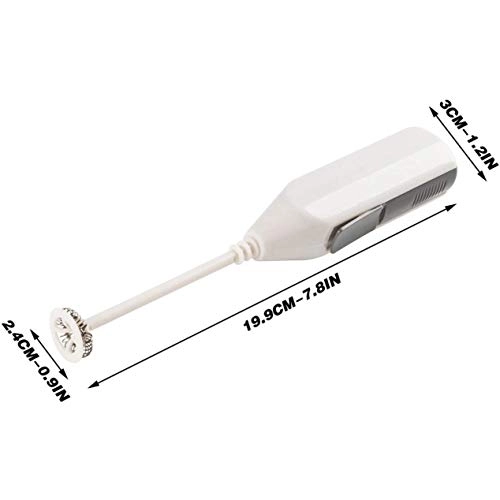 Handheld Milk Frother - Electric Mini White