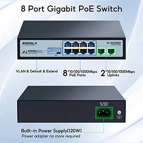 SL-SG082P 8-Ports