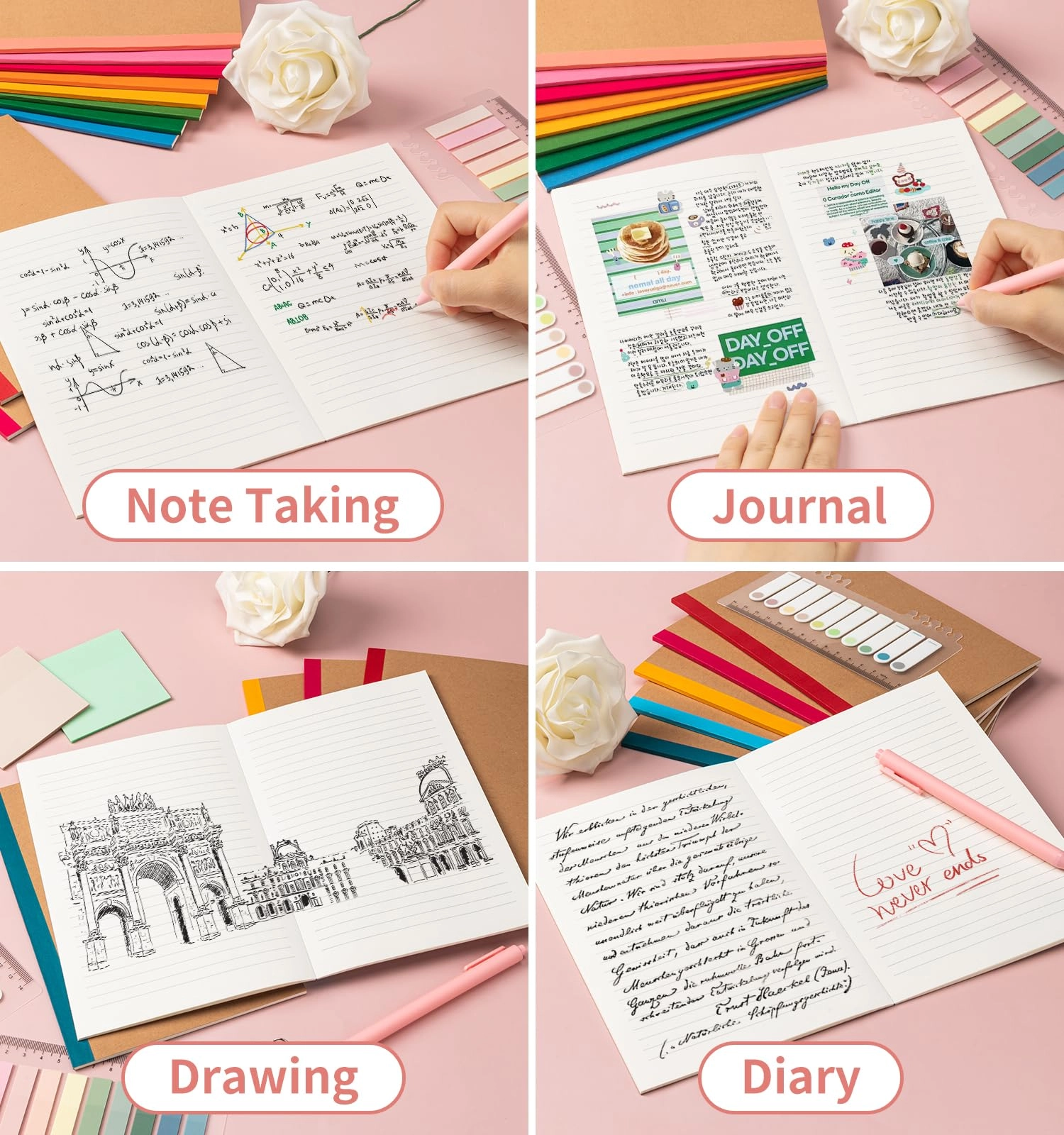 Composition Notebook A5 - Lined 30 Sheets