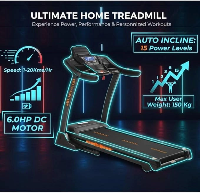 Electric Treadmill - 6.0HP