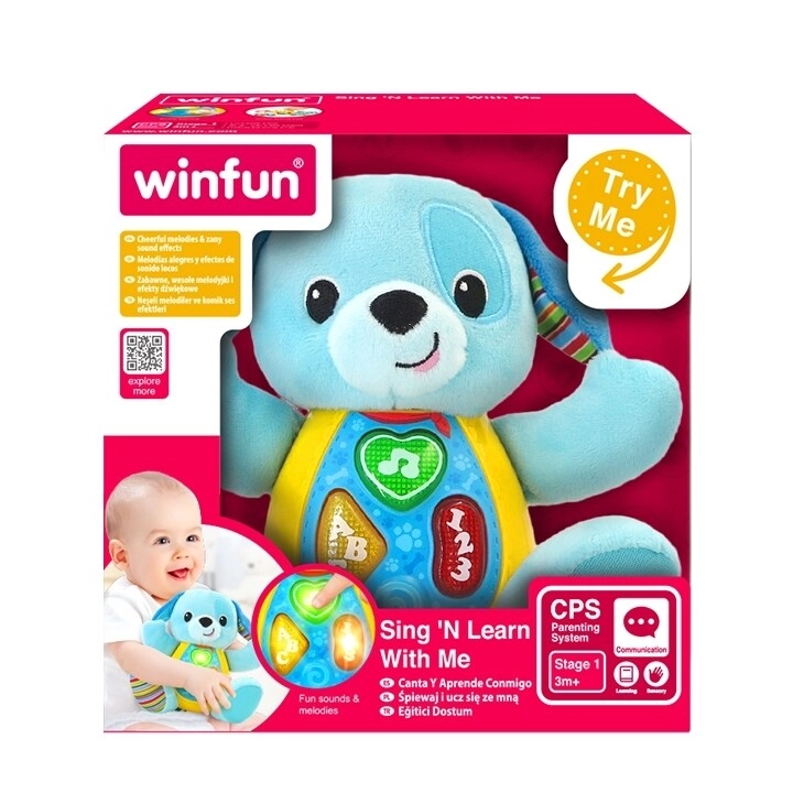 We Trade International Winfun Blueberry Pup Musical Toy